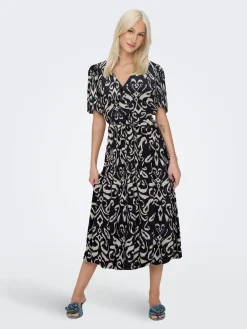 ONLHALIA LIFE S/S MIDI DRESS WVN NO