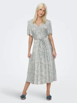 ONLHALIA LIFE S/S MIDI DRESS WVN NO