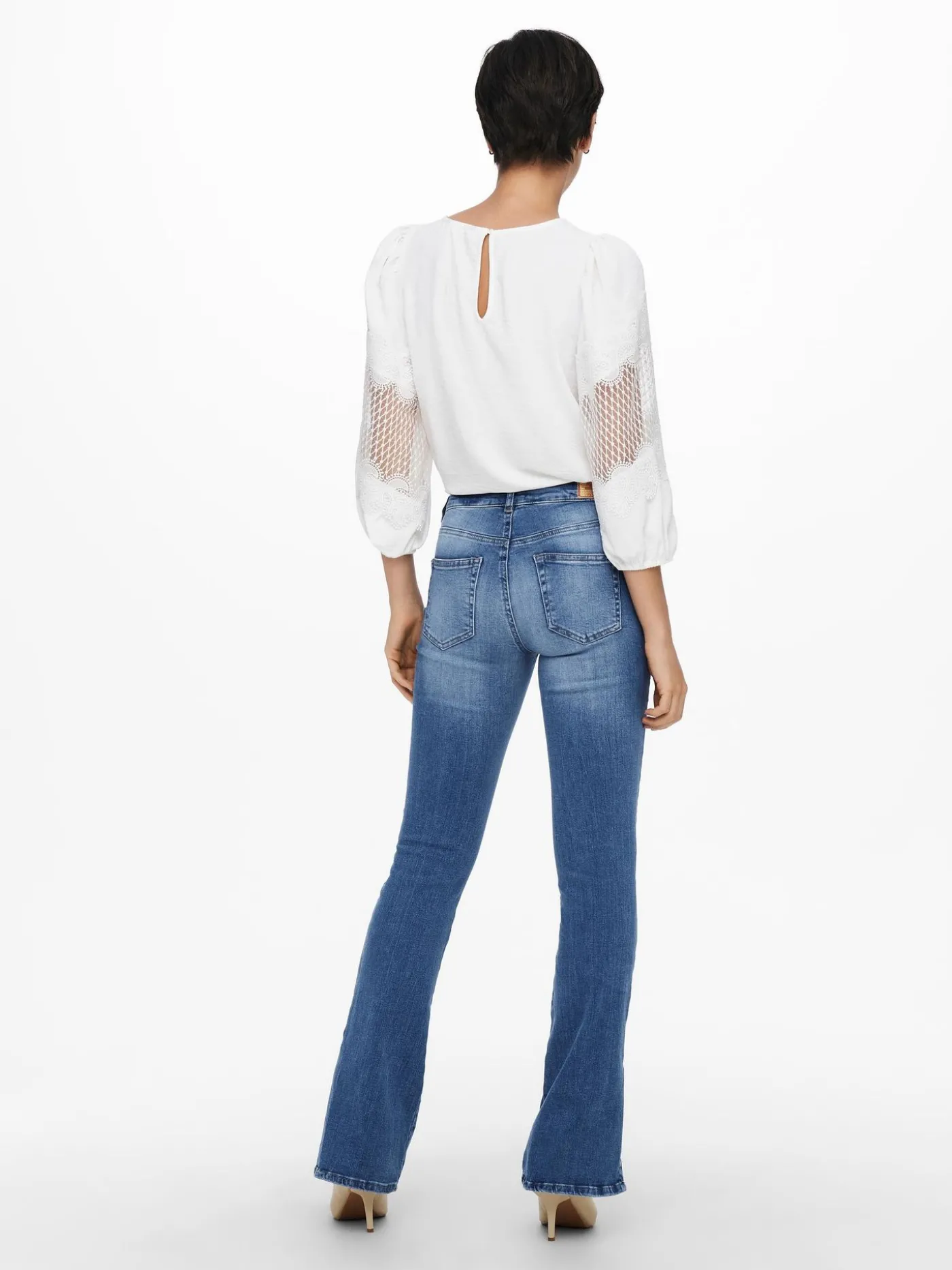 ONLHUSH LIFE MID FLARED SLIT DNM AZ - Light Medium