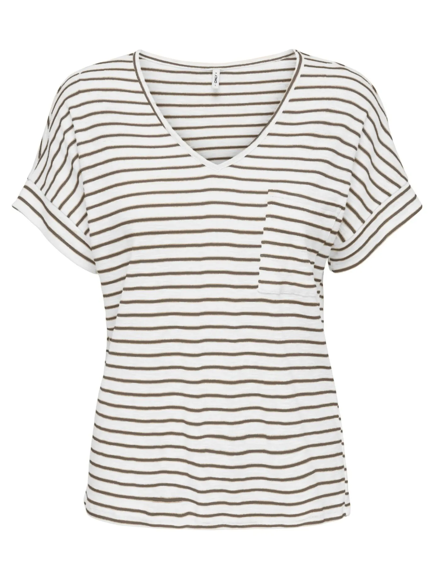 ONLIBEN S/S MOSTER V-NECK GLITTER T