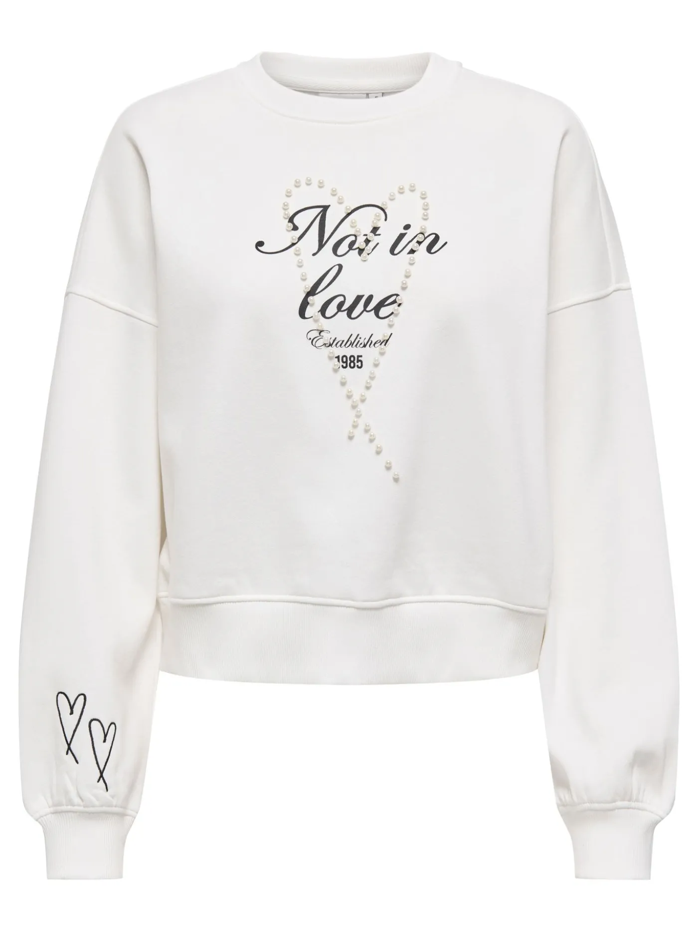 ONLKIARA L/S O-NECK PEARL SWT