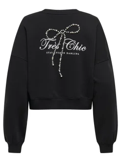 ONLKIARA L/S O-NECK PEARL SWT