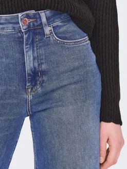 ONLMADISON BLUSH HW WIDE DNM DOT372