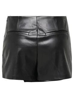 ONLMIST-AMILI MW FAUX LEATH SKORT P