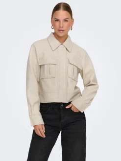 ONLNANCY LIFE SHORT CARGO JACKET CC