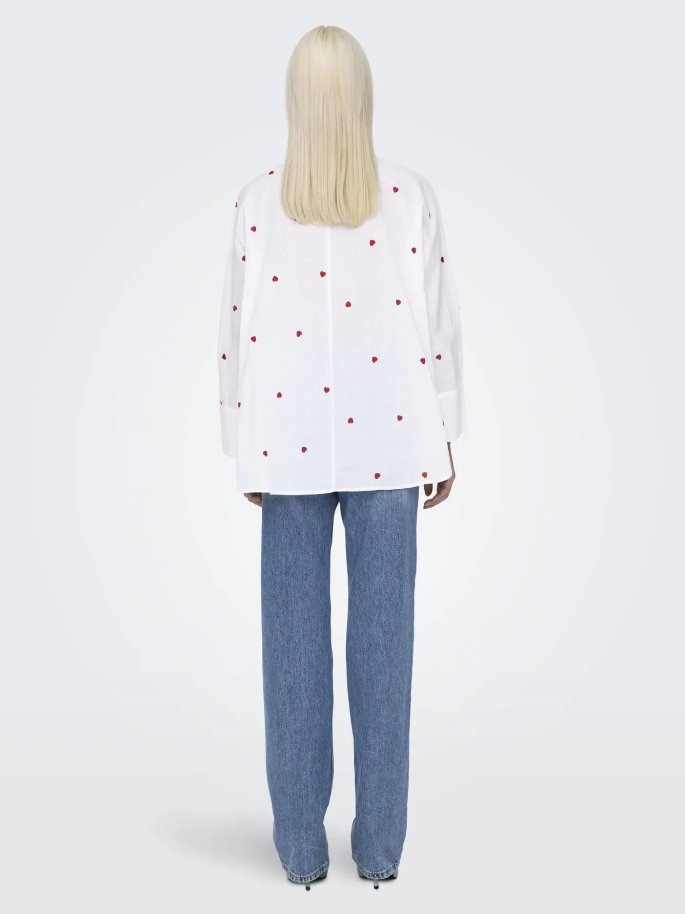 ONLNEW LINA GRACE LS EMB SHIRT NOOS