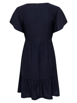 ONLSANDRA S/S V-NECK DRESS JRS