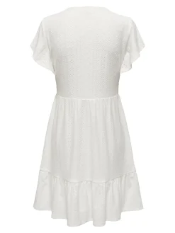 ONLSANDRA S/S V-NECK DRESS JRS