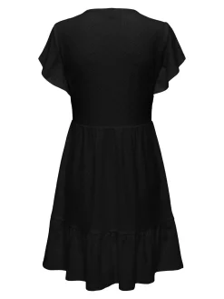 ONLSANDRA S/S V-NECK DRESS JRS