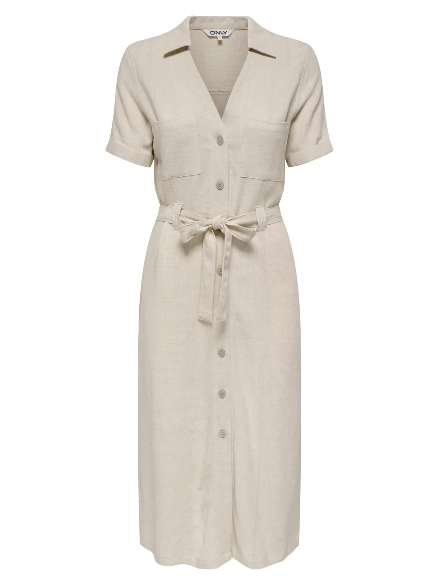 ONLSIESTA SS LIN BL SHIRT DRESS PNT
