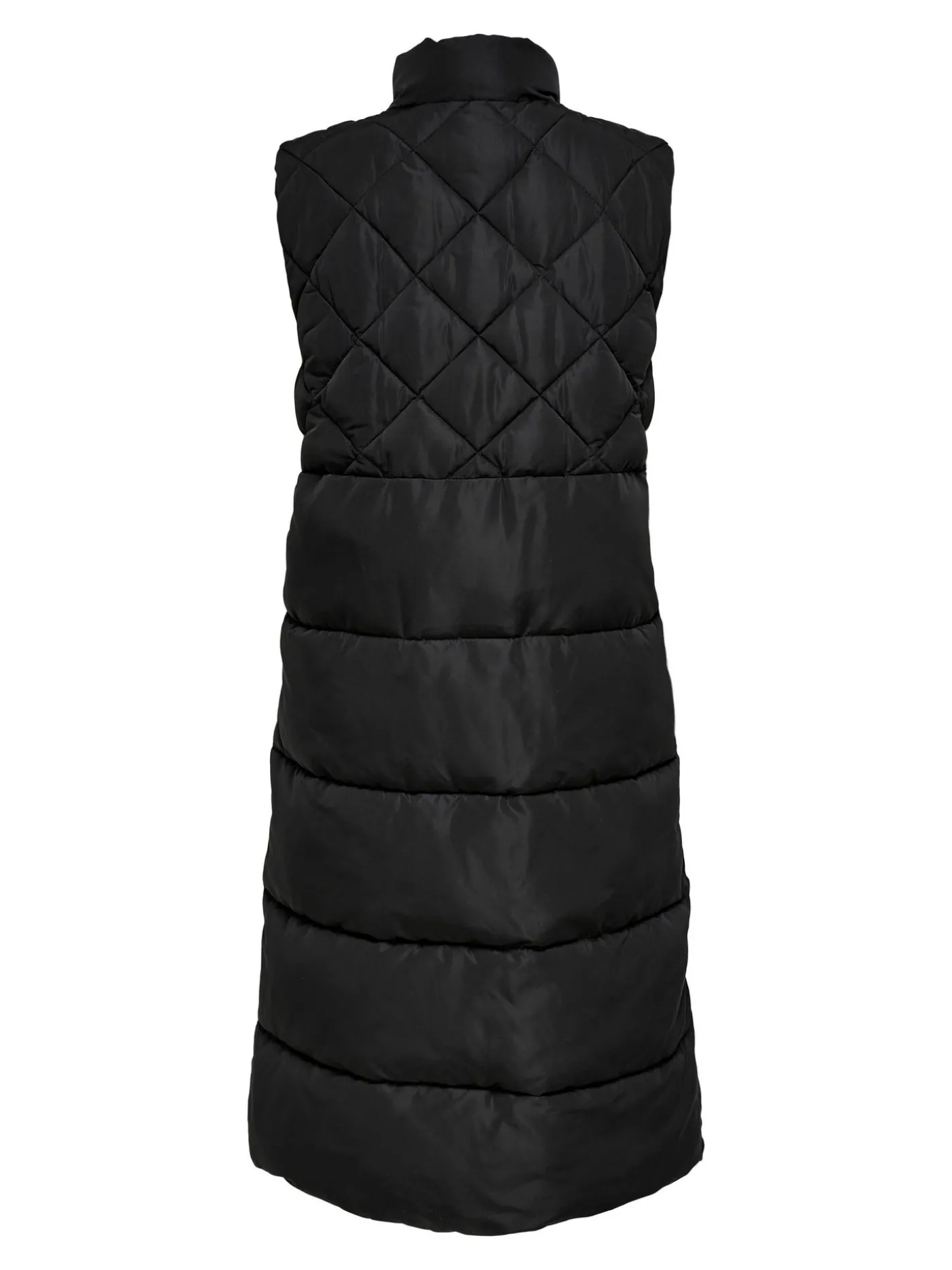 ONLSTACY QUILTED LONG WAISTCOAT OTW - Black