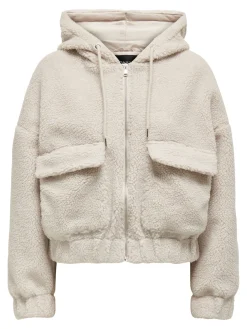 ONLTANJA TEDDY HOOD JACKET OTW NOOS