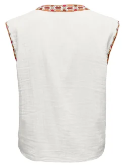 ONLTHYRA LIFE SL EMB VEST WVN CS