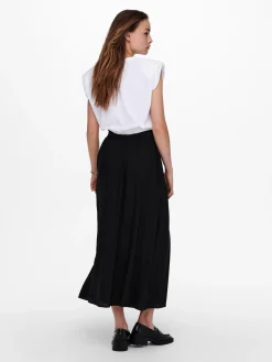 ONLVENEDIG LIFE LONG SKIRT WVN NOOS - Black