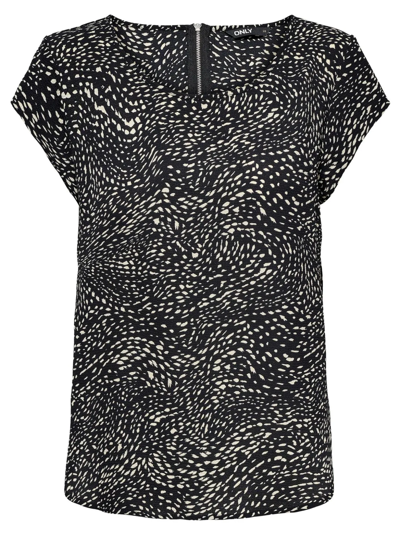 ONLVIC SS AOP TOP NOOS PTMBlack/BLURRY DOT