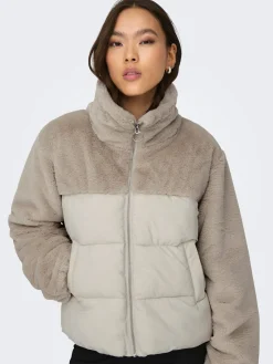 ONLWANJA FUR PUFFER MIX JACKET CC O