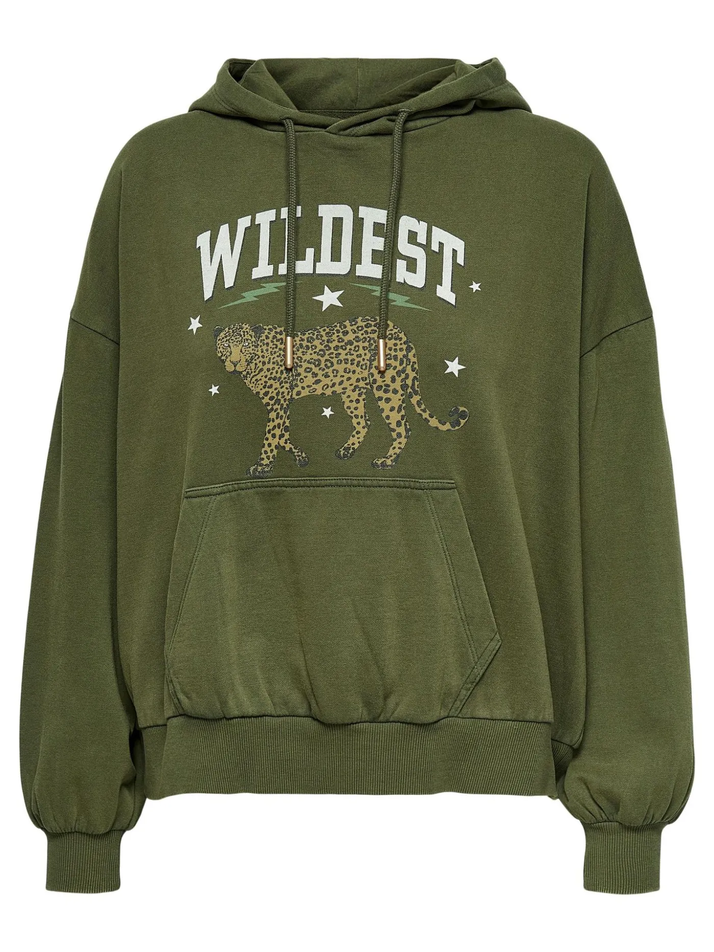 ONLWILDEST LIFE LS HOOD BOX CS SWT - Kalamata/WILD