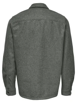 ONSASH OVR WOOLEN LOOK PKT LS SHIRT