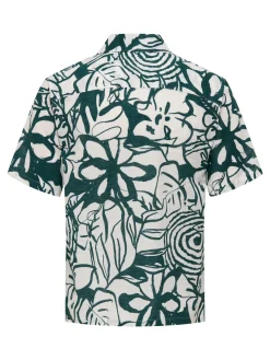 ONSCAIDEN REG FIT AOP LINEN BLEND N