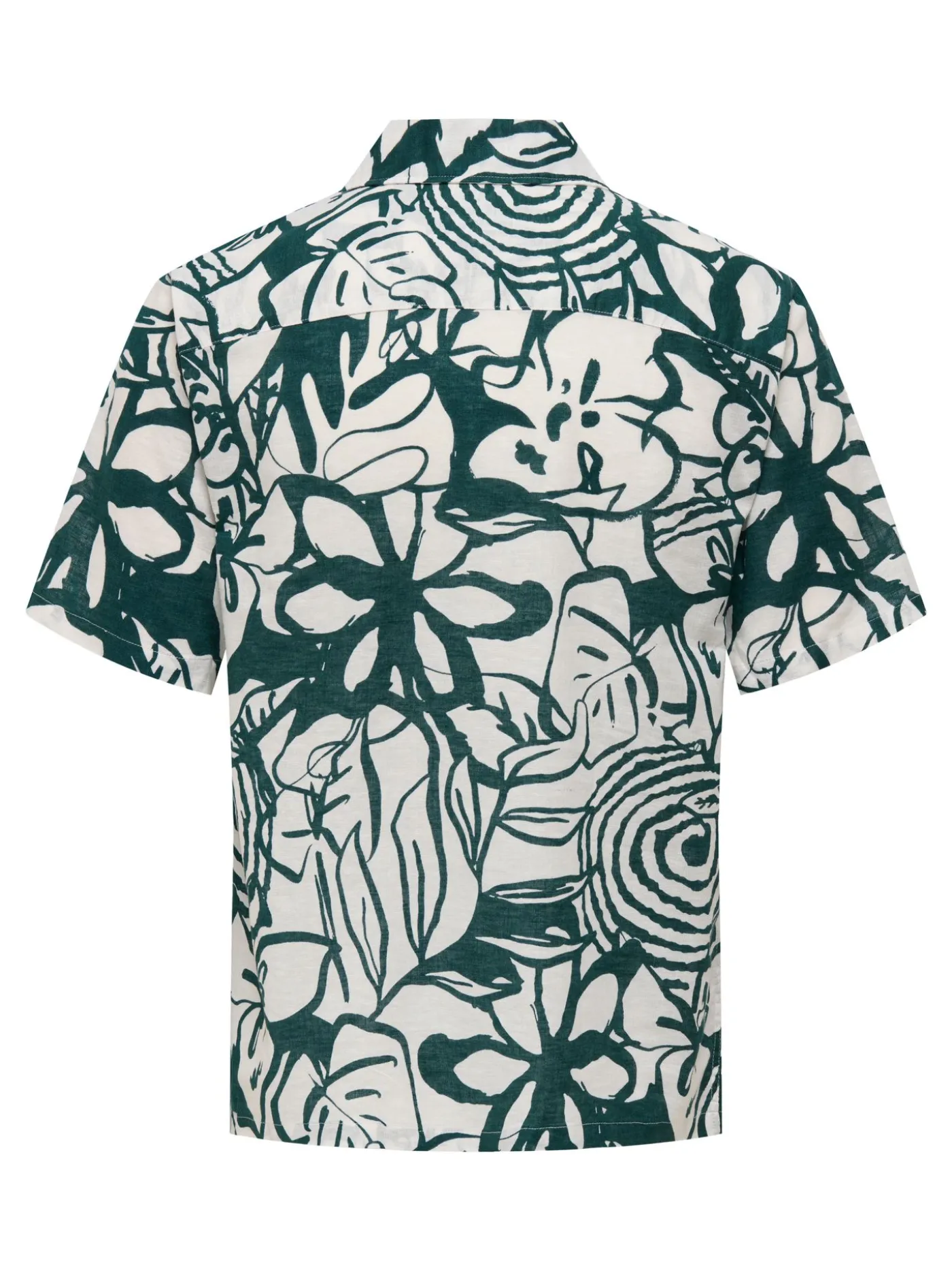 ONSCAIDEN REG FIT AOP LINEN BLEND N