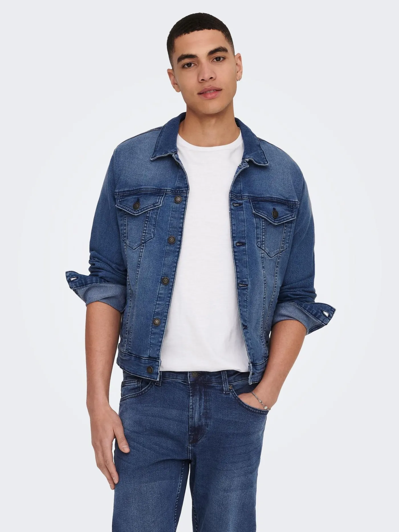 ONSCOIN MID. BLUE 4333 JACKET NOOS - Medium Blue D