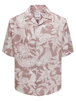 ONSDEN LIFE RLX SS GRAPHIC AOP SHIR