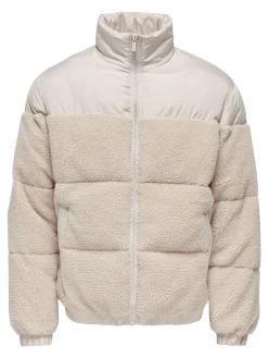 ONSELI SHERPA MIX PUFFER JACKET OTW