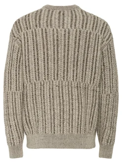 ONSFILL RLX LS CABEL CREW KNIT