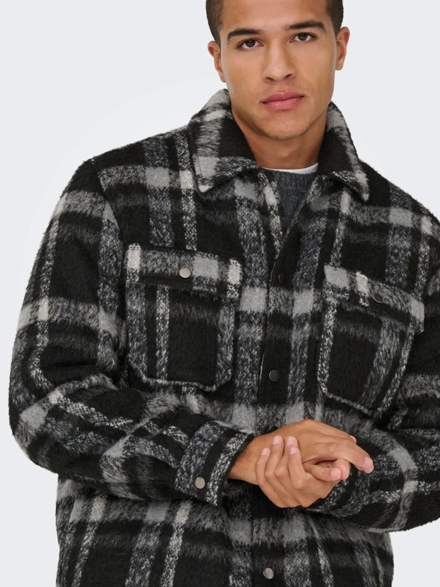 ONSGIO LF CHECK PADDED JACKET OTW