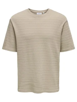 ONSGIVO REG 12 SS CREW KNIT NOOS