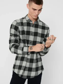 ONSGUDMUND LS CHECKED SHIRT NOOS