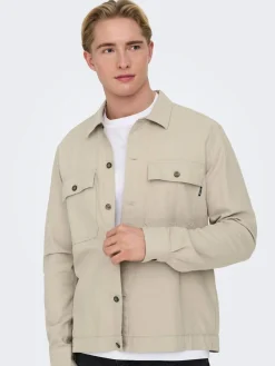 ONSKENNET LS LINEN OVERSHIRT NOOS