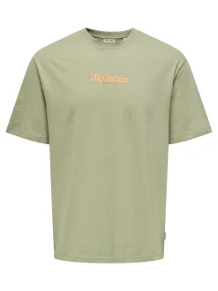 ONSLUIS PALM RLX SS TEE CS