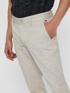 ONSMARK TAP PANT MELANGE GD 5833 NO - Chinchilla