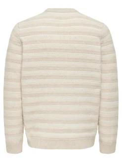 ONSMING LIFE REG LS CREW NECK KNIT