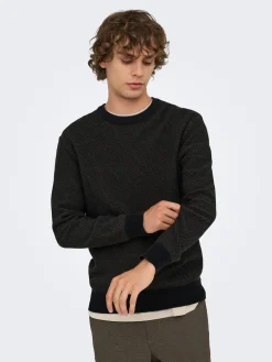 ONSMORGAN 12 STRUCTURE CREW KNIT NO