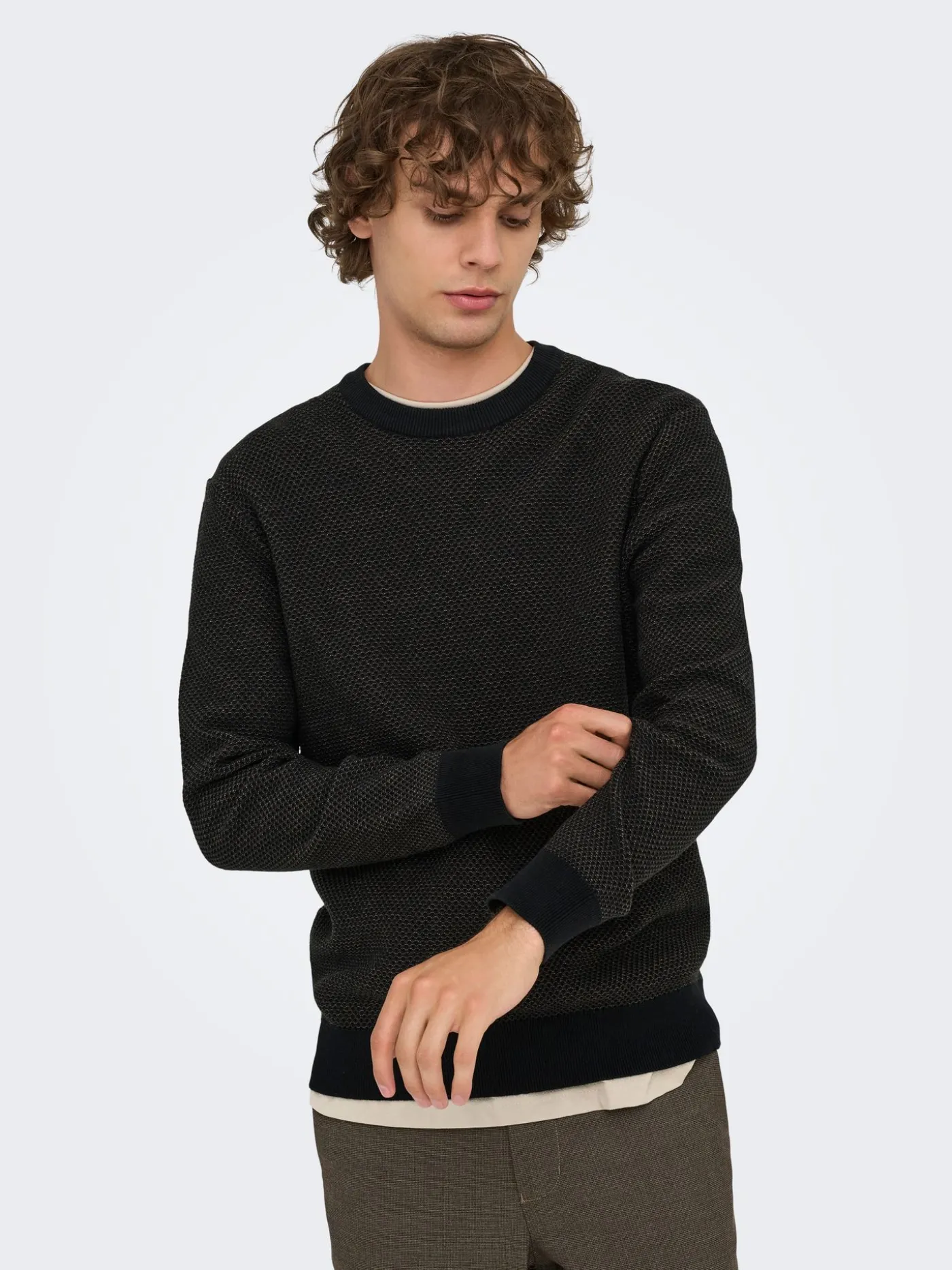 ONSMORGAN 12 STRUCTURE CREW KNIT NO