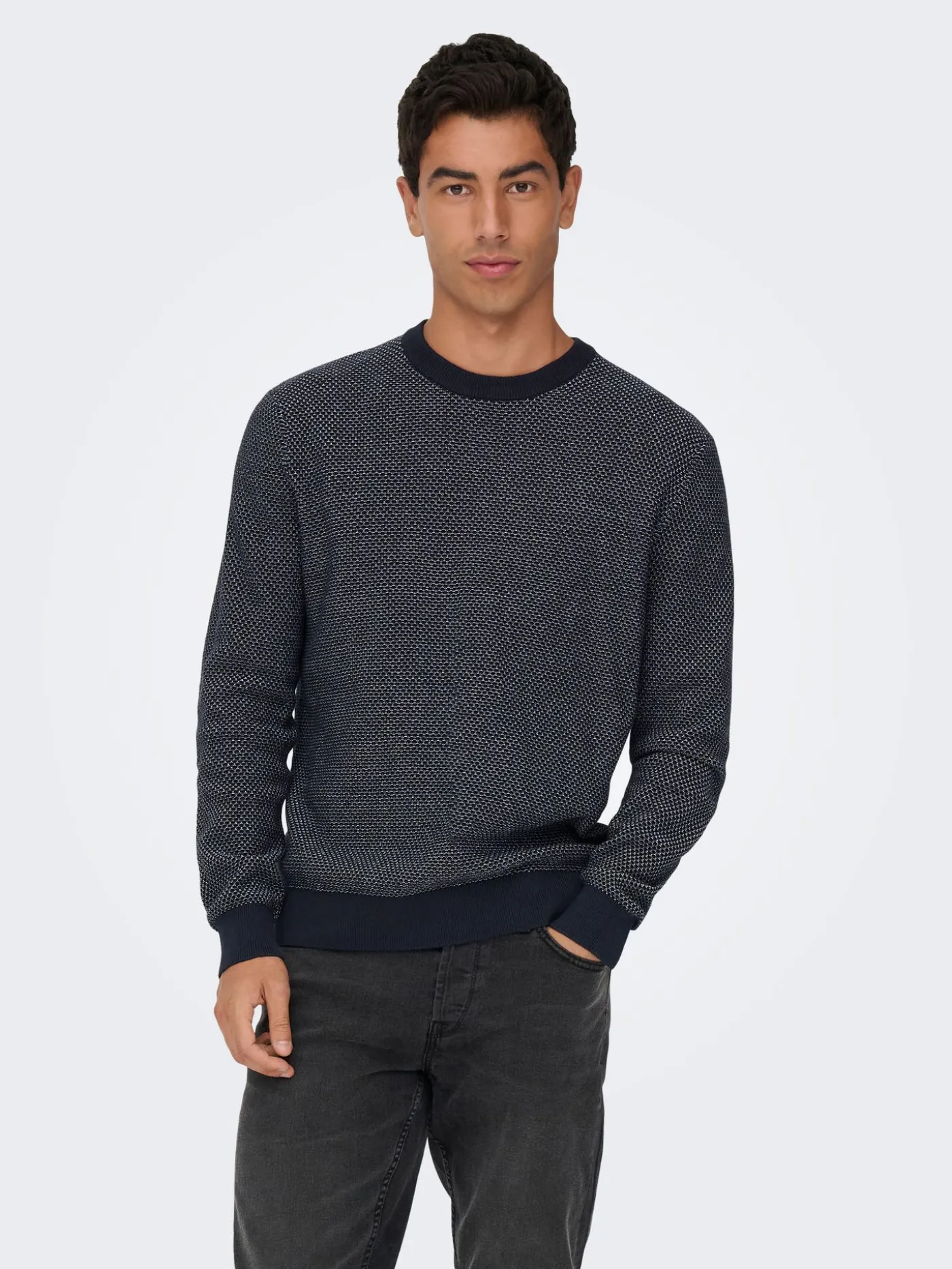 ONSMORGAN 12 STRUCTURE CREW KNIT NO