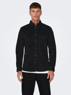 ONSNEWTERRY REG CORD LS SHIRT NOOS