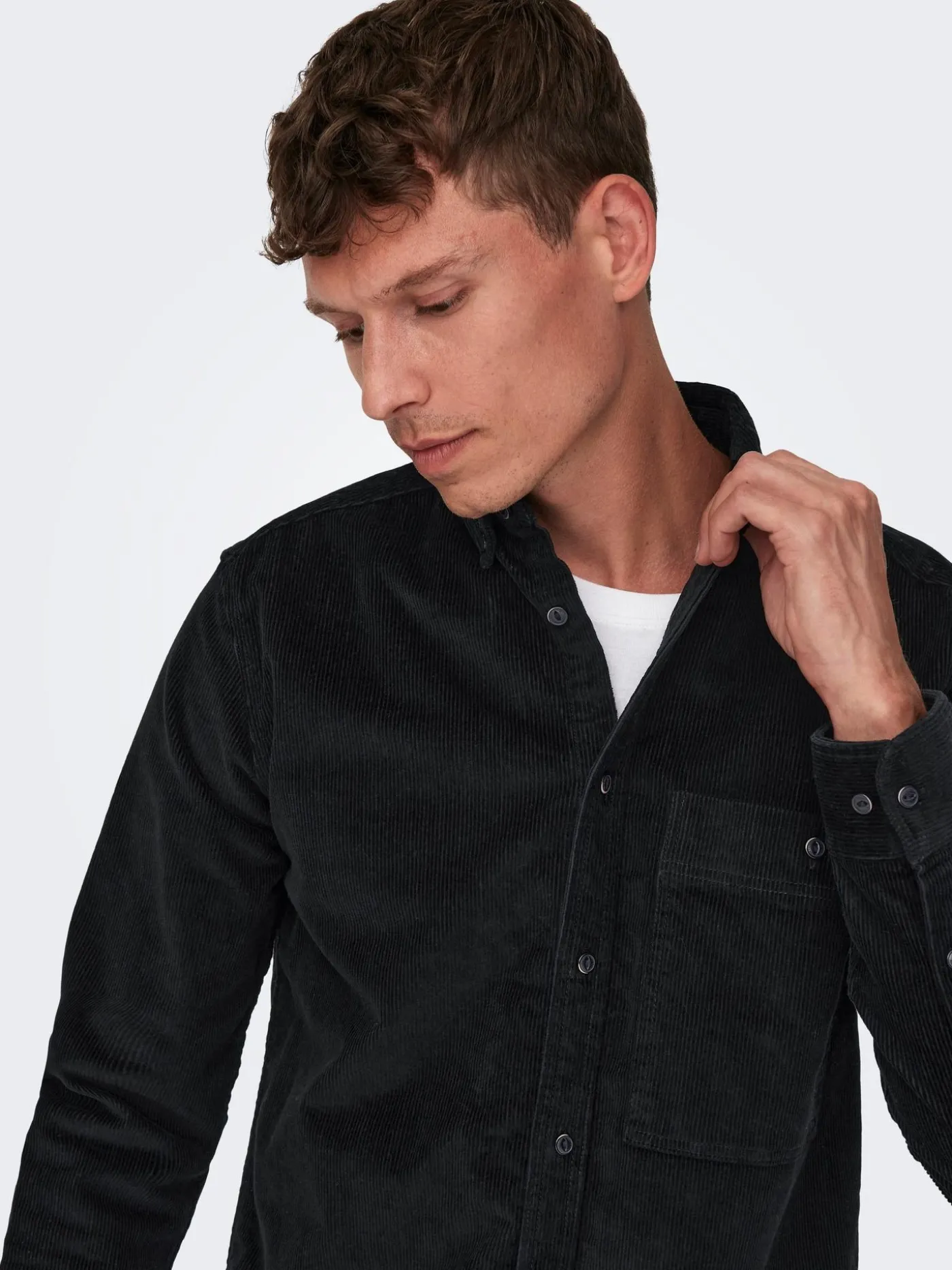 ONSNEWTERRY REG CORD LS SHIRT NOOS