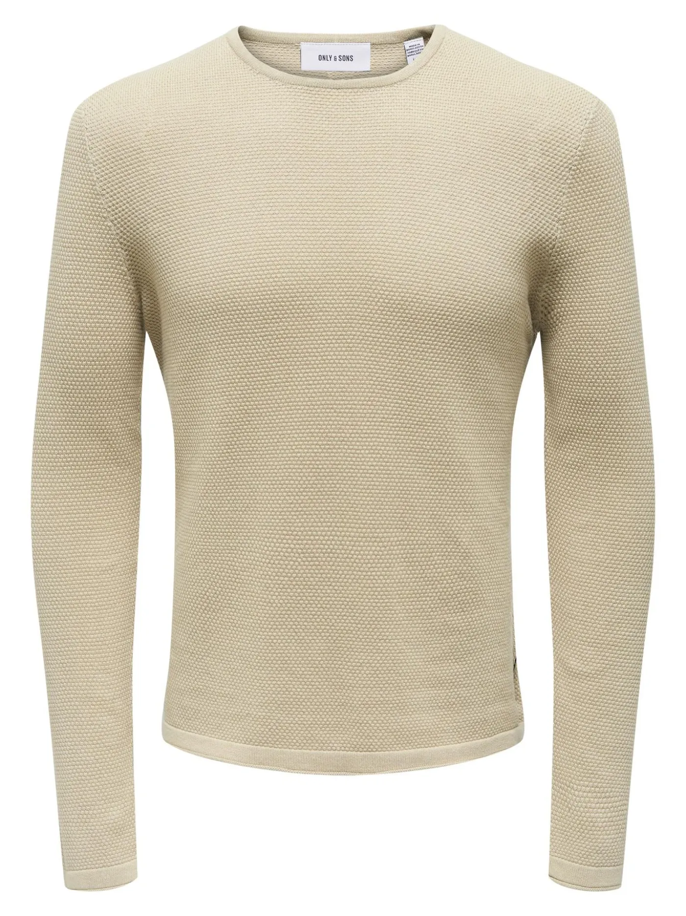 ONSPANTER REG 12 STRUC CREW KNIT NO