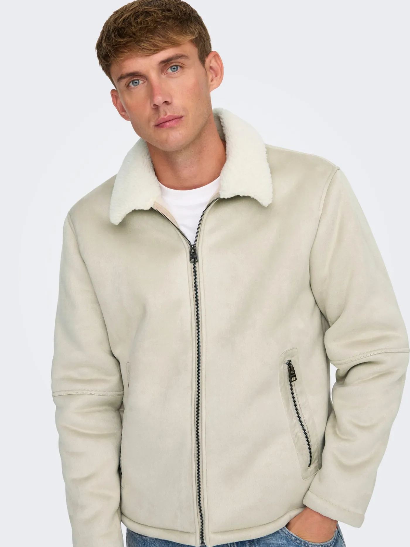 ONSROYCE SHEARLING JACKET OTW