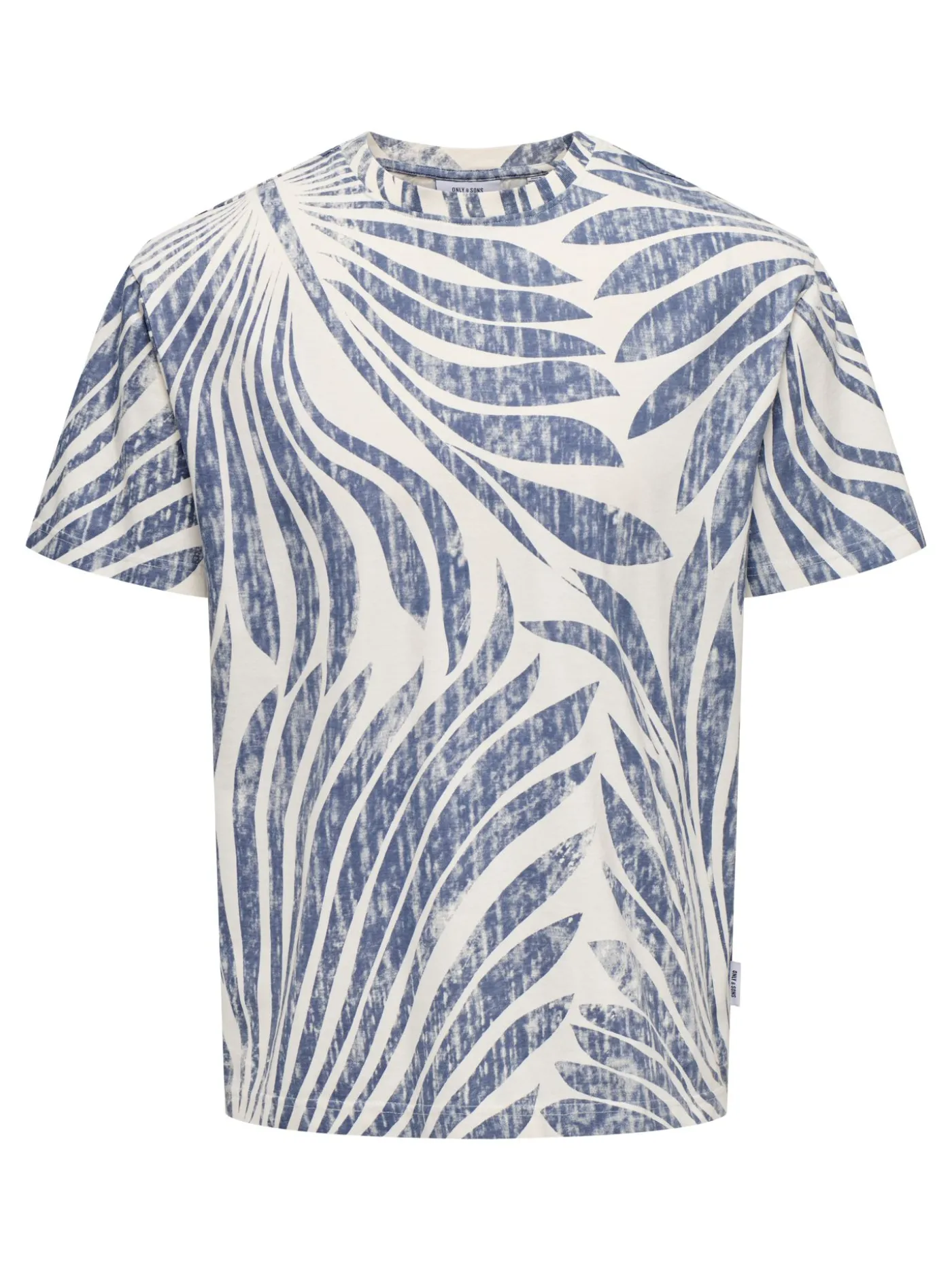 ONSZEKE LIFE REG WASHED SS AOP TEE