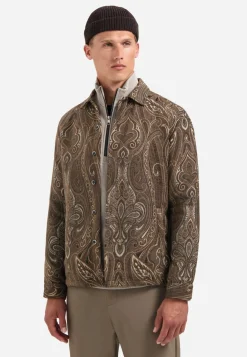 Overshirt Buttons Fancy Jacquard