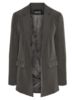 PCBOSSY LS LOOSE STRIPED BLAZER NOO