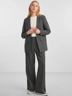 PCBOSSY LS LOOSE STRIPED BLAZER NOO