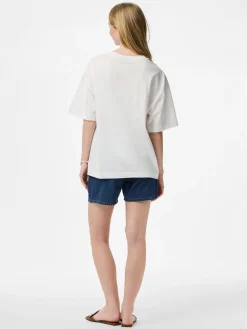 PCCLAUDE SS PRINTED T-SHIRT JRS BC