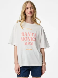 PCCLAUDE SS PRINTED T-SHIRT JRS BC