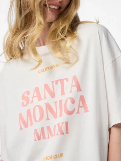 PCCLAUDE SS PRINTED T-SHIRT JRS BC