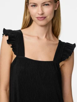 PCFLORA STRAP FLOUNCE DRESS JRS BC